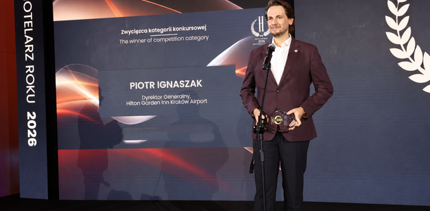 Piotr Ignaszak „Hotelarzem Roku 2026” w kategorii Dyrektor Generalny Hotelu Sieciowego